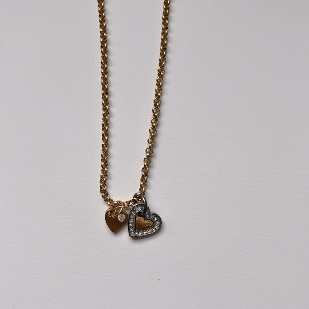 Brighton double heart necklace